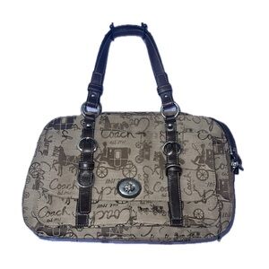 Coach Chelsea Satchel- Horse & Carriage Print